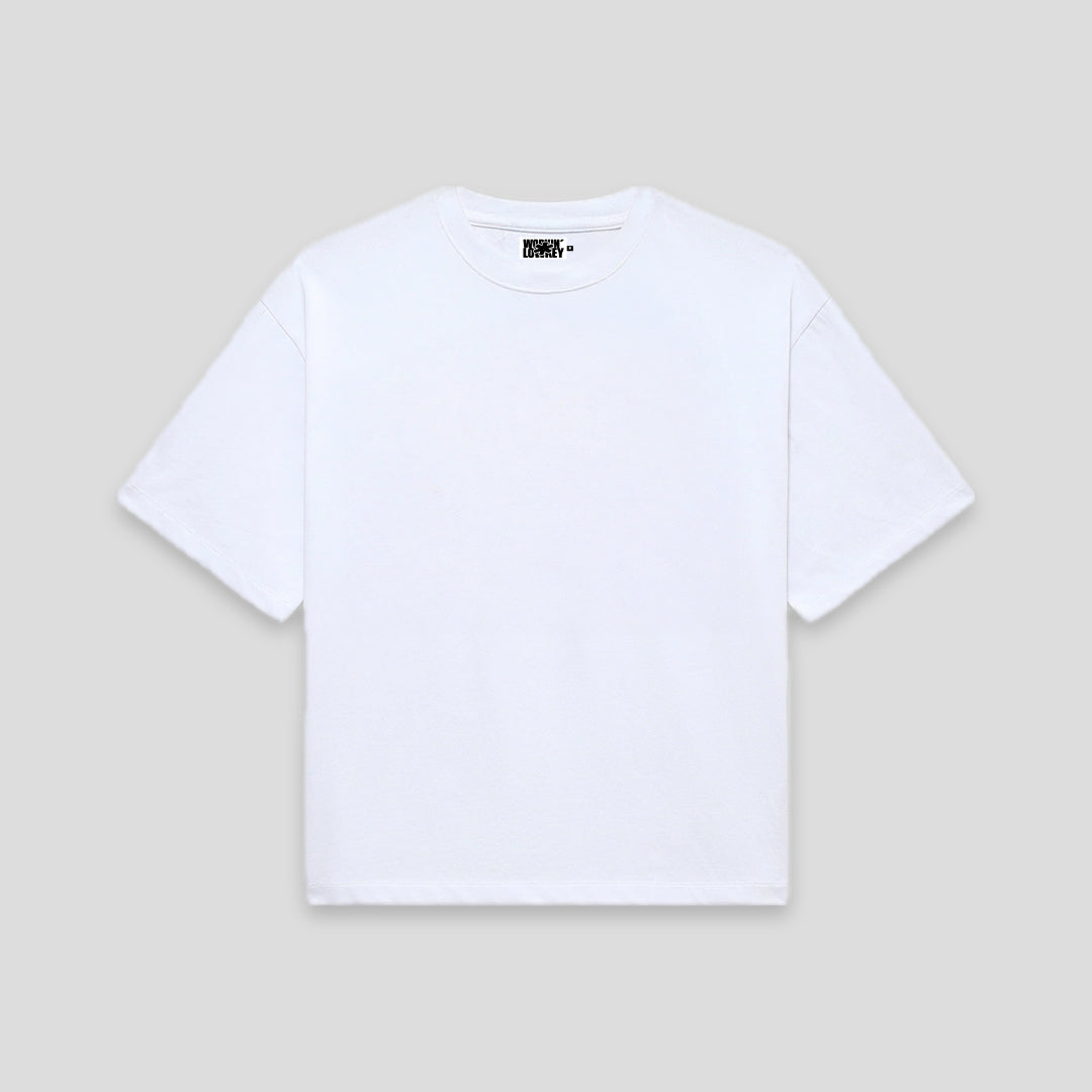 ONLY BOXY TEE - WHITE