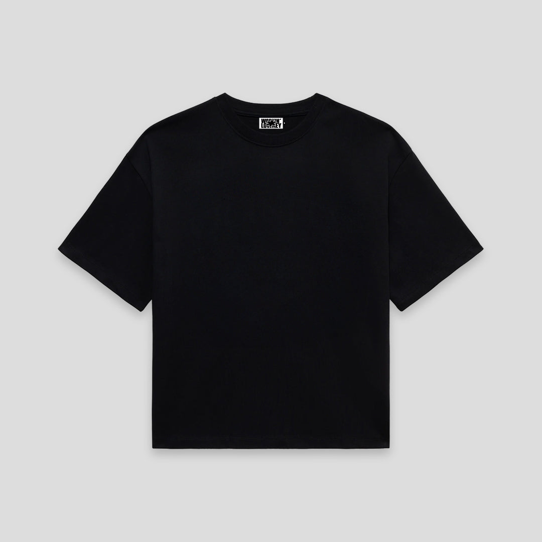ONLY BOXY TEE - BLACK