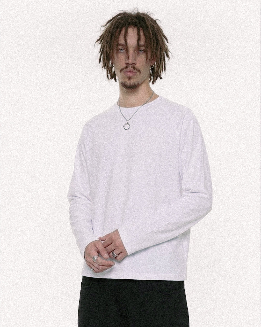 LONG SLEEVE TEE - WHITE