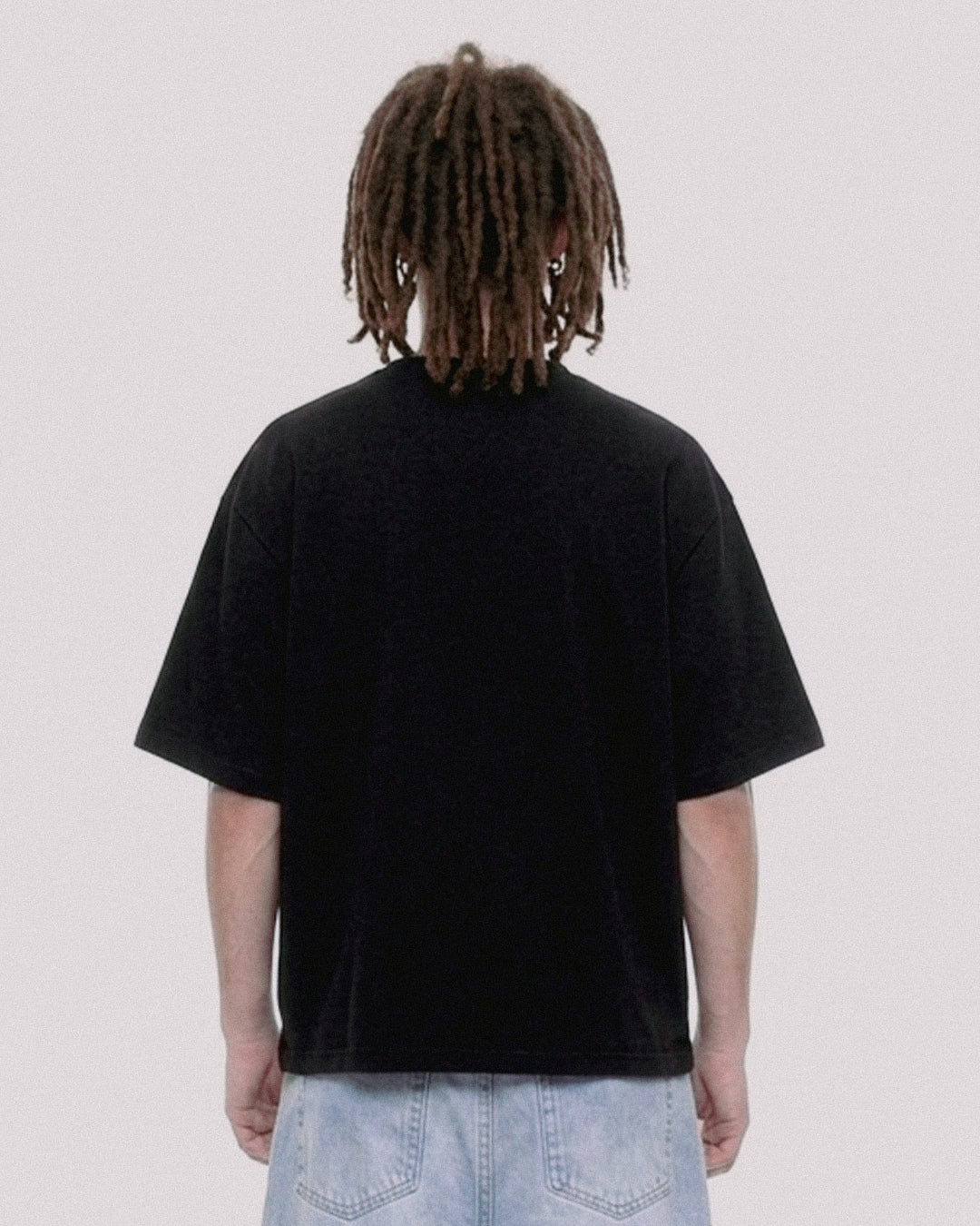 ONLY BOXY TEE - BLACK
